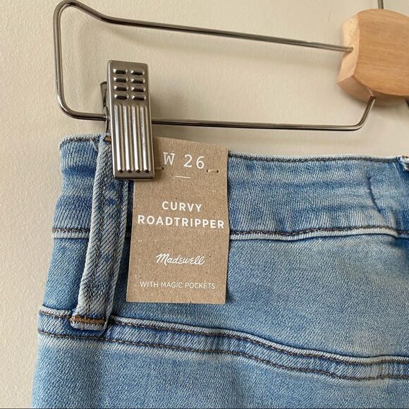 NWT-MADEWELL Curvy Roadtripper High Rise Jeans (Size:26) - Picture 10 of 12